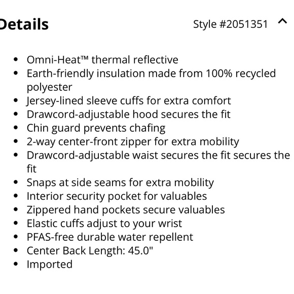 🌸Columbia navy Pike long coat - Picture 10 of 10